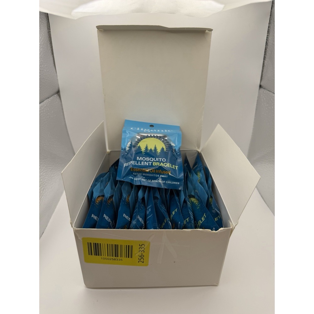 Cliganic 20 Pack Mosquito Bracelets Adults & Kids Individually Wrapped